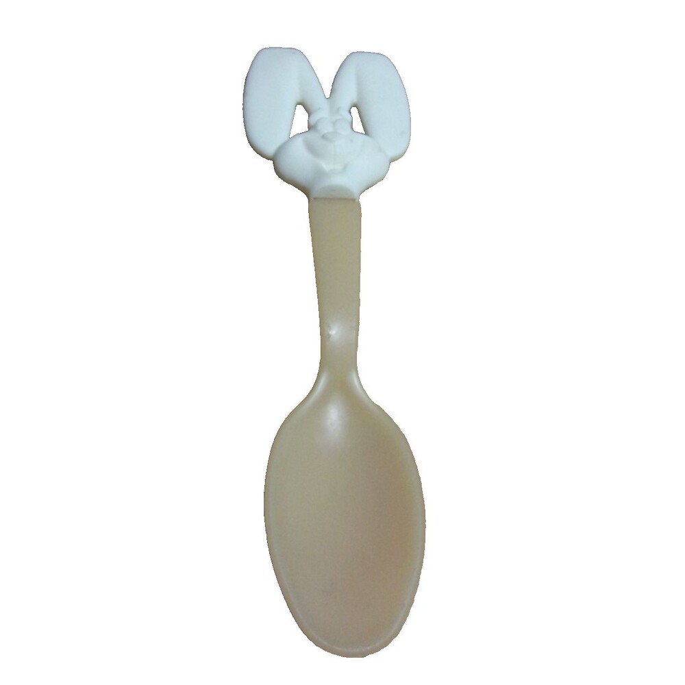 Trix Bunny Rabbit Color Changing Spoon Khaki to Pink When Cold USA 1991